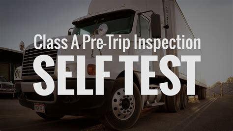 School Bus Pre Trip Inspection Test