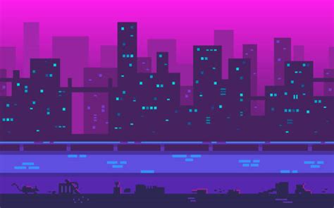 Pixel Art City