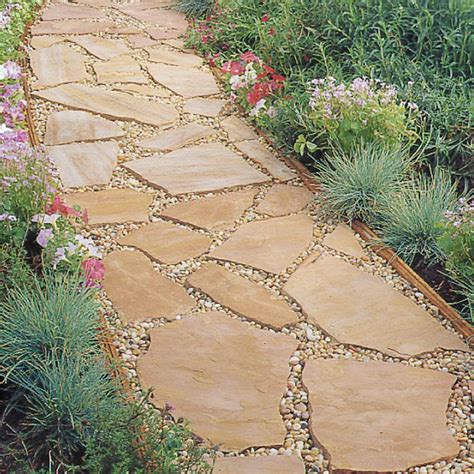 Installing A Flagstone Path Backyard Landscaping Designs Arizona