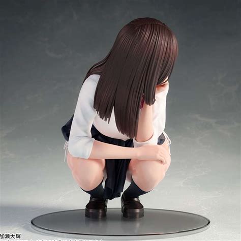 daiki kase illustration crouching jk 1 6 moehime japantoys