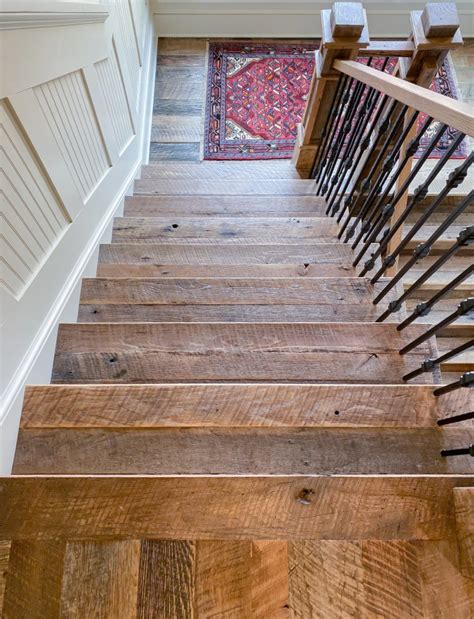 Antique Reclaimed Original Face Oak Stair Treads Risers Southend