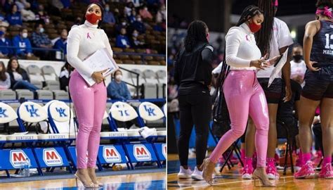 Us Women S Basketball Coach Hits Back At Critics Condemning Her Inappropriate Game Day Outfit