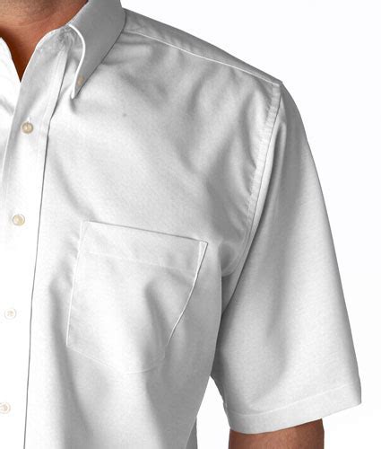 Customize Ultraclub Short Sleeve Oxford Dress Shirt Mens