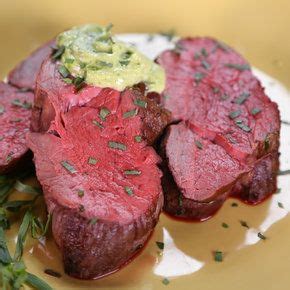 Instead of the traditional 400 degrees for 35 minutes, you cook the tenderloin at 275 degrees for a little over an hour. Filet of Beef with Basil Parmesan Mayo Ina Garten | Beef ...