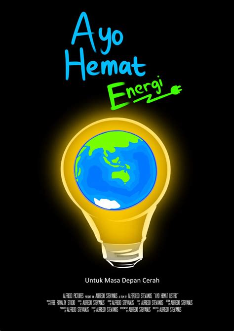 Gambar poster hemat energi lampu. Media Pembelajaran Hemat Energi - Dunia Sosial