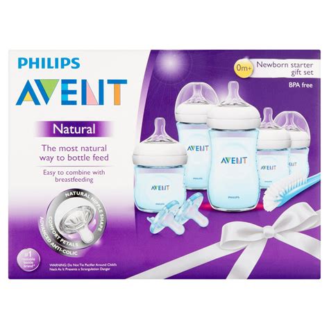 Philips Avent Natural 0m Newborn Starter T Set