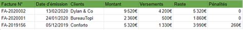 Suivi de factures: comment créer un tableau de suivi sur Excel? | Officéo