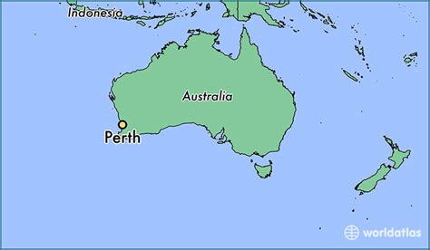 Where Is Perth Australia Perth Western Australia Map