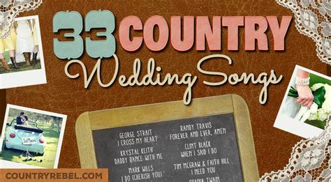 Footloose by kenny loggins is an absolute perfect choice to put into your 80s music category at weddings around charleston. Top 33 Country Wedding Songs for a Perfect Playlist (VIDEO ...