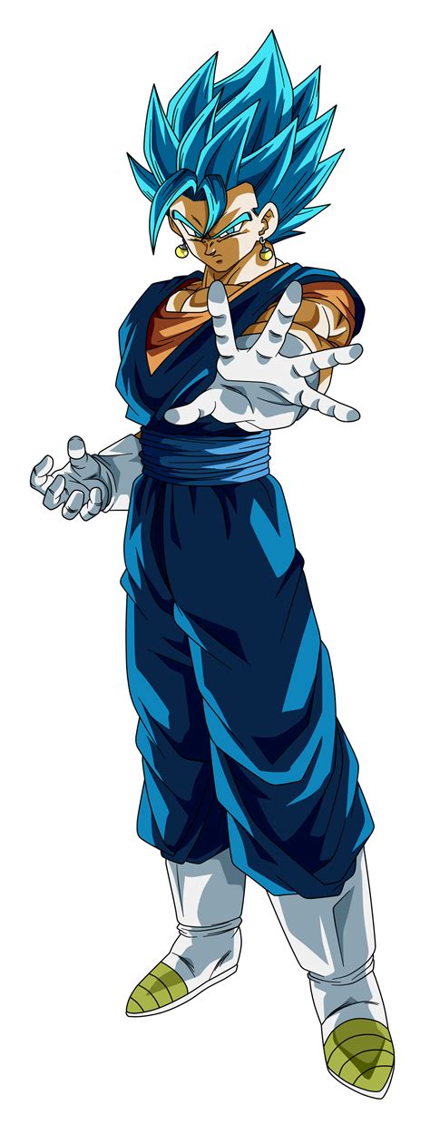 Vegito Super Saiyan Blue By Crismarshall On Deviantart Dragon Ball