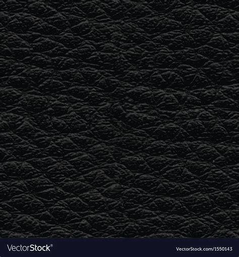 Black Leather Seamless Texture Royalty Free Vector Image