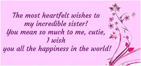 100motivational Emotional Inspirational Birthday Wishes For Sister