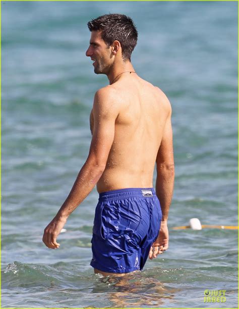 Novak Djokovic Enjoys Shirtless Vacation After French Open Defeat