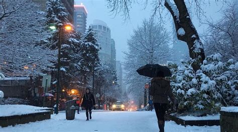 Snowfall Warning Up To Another 15 Cm Of Snow Set To Hit Vancouver By