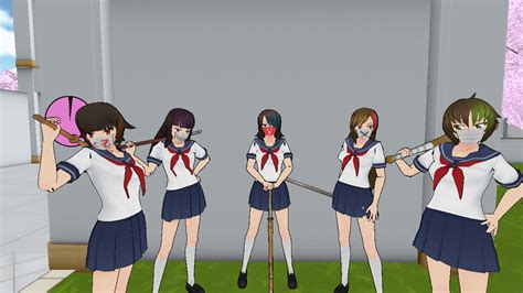 Image Female Delinquents All In One Photo Png Yandere Simulator