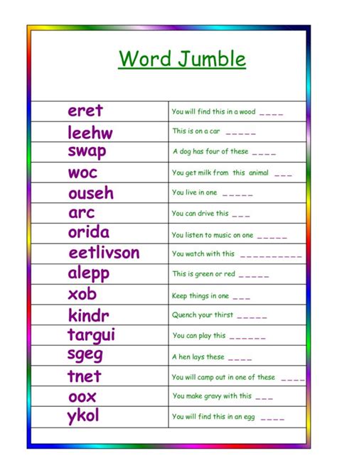 4th Grade English Vocabulary Worksheet Pdf By Nithya Issuu