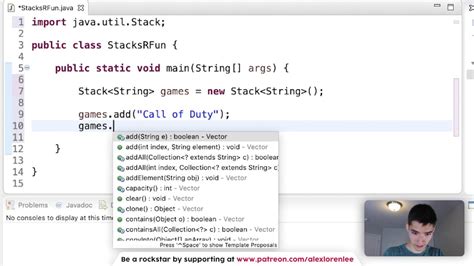 Java Stack Class Source Code