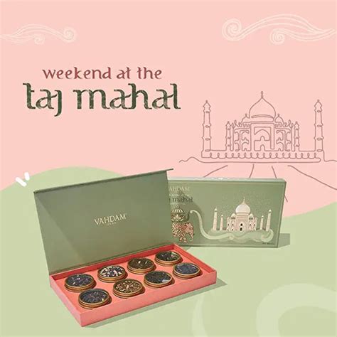 Weekend At Taj Mahal 8 Tin Caddy Vahdam® Usa