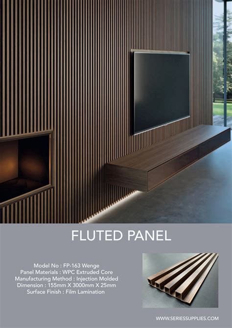 Wenge Slat Wall Panel Feature Wall Living Room Feature Wall Design