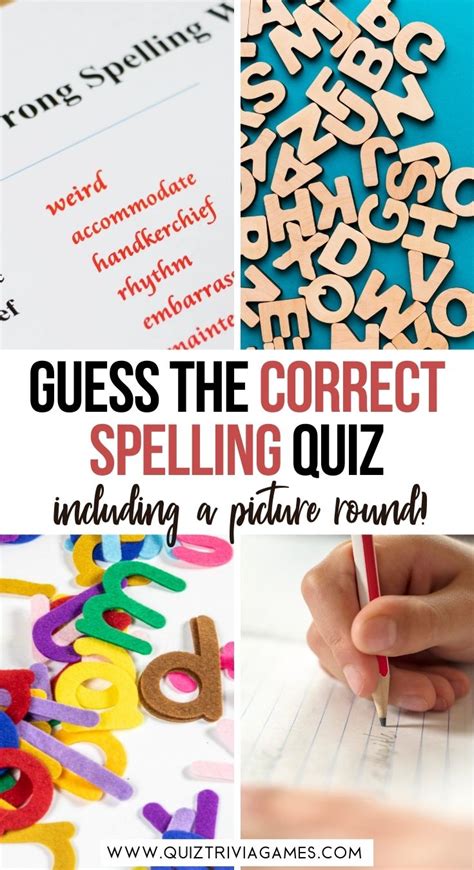 The Ultimate Choose The Correct Spelling Quiz Q A Quiz Trivia Games