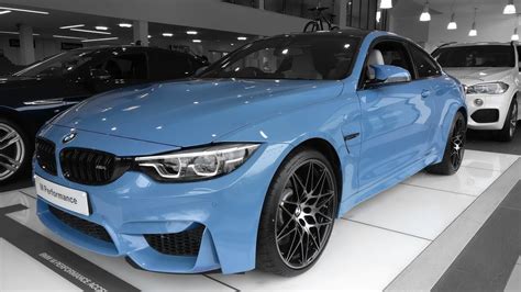 Bmw M4 Competition Package Coupé In Yas Marina Blue Youtube