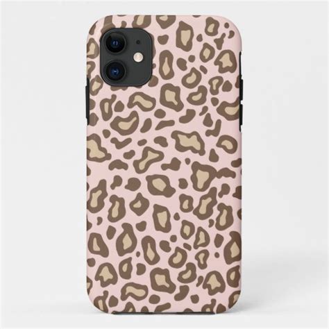 Baby Pink Leopard Print Iphone 5 Case