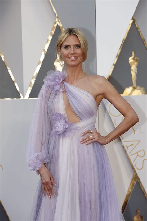 Heidi Klum Oscars Red Carpet Arrivals Oscars Best Dressed And