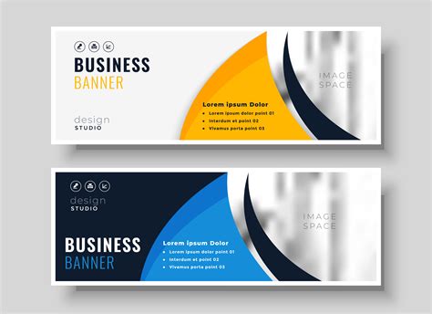 Abstract Banner Design In Creative Style Download Free Vector Art
