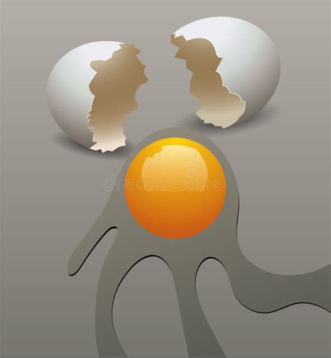 Realistic Egg Shell Broken Stock Vector Illustration Of Cook