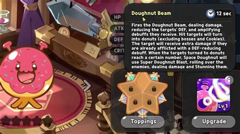 Space Doughnut Cookie Toppings And Build Cookie Run Kingdom