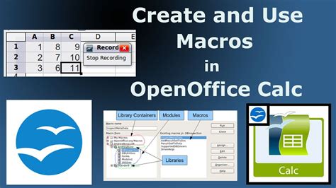 Create And Use Macros In Spreadsheet Macros In Openoffice Calc Class 10