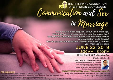 Communication And Sex In Marriage Pacc