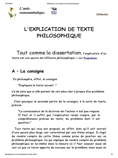Explication De Texte En Philo Explication De Texte Philo Méthodologie