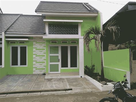 inspirasi terpopuler  gambar rumah minimalis sederhana warna hijau