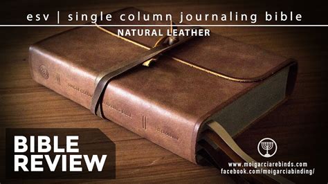 Esv Journaling Bible Single Column Large Print Natural Leather