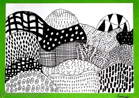 Kids Artists: Patterned landscape