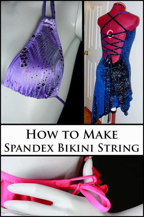 How To Make Bikini String Spandex Simplified