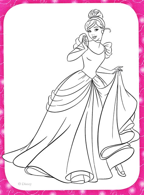 Disney Princess Coloring Pages Cinderella - Coloring Home
