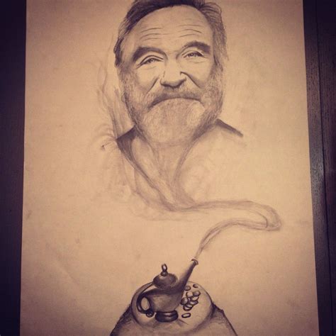 My Drawing In Memory Of Robin Williams Who Made Us All Laugh Rip