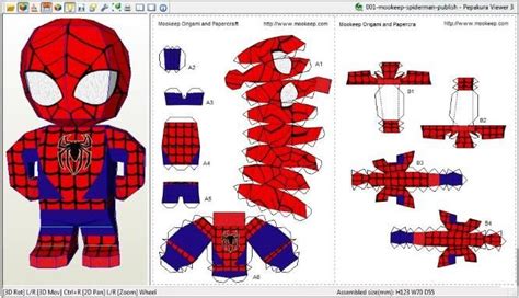 Printable Papercraft Spider Man My Paper Crafts