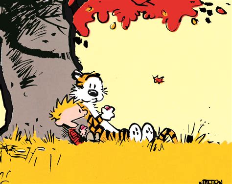 Fall Philosophizing With Calvin And Hobbes Read Comic Strips At