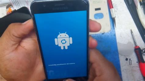 Press and hold volume down button + power button for a few seconds. Hard Reset Samsung Galaxy J7 Star (SM-J737T) borrado de ...