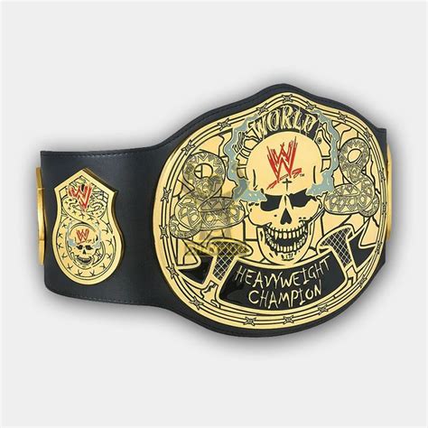 Wwf Smoking Skull World Heavyweight Wrestling Championship Belt New