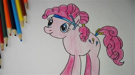 Gambar mewarnai adalah salah satu kegiatan yang paling menyenangkan bagi anak anak bahkan juga orang dewasa. Menggambar Dan Mewarnai Mlp Pinkie Pie My Little Pony Youtube