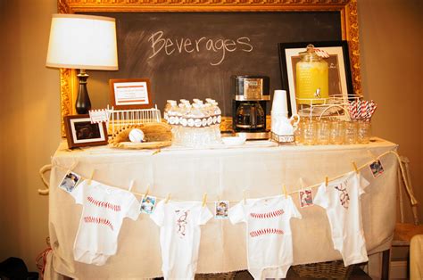 A Vintage Baseball Themed Baby Shower