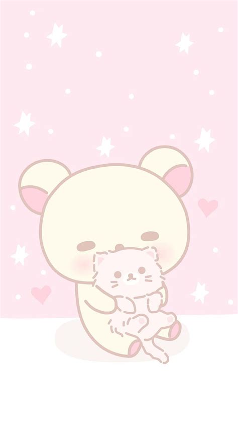 Kawaii Bear Pastel Oso Tierno Anime Adorable Lindo Hd Phone