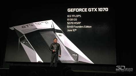 Видеокарты Nvidia Geforce Gtx 1070 и Gtx 1080 представлены официально