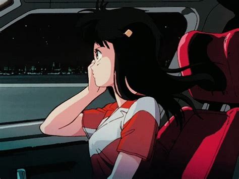 Aesthetic Anime Cars Driving Looping Gifs Gridfiti