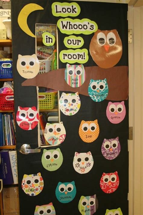 Owl Theme Door By Norma Aguilar Owl Theme Classroom Owl Classroom