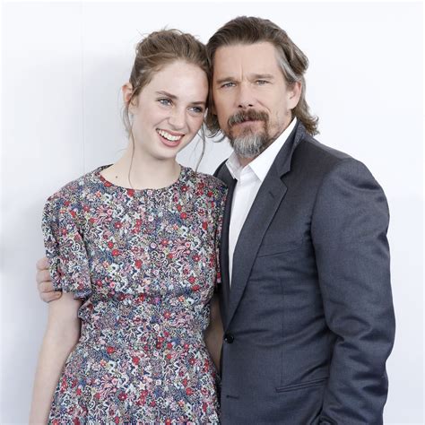 Ethan Hawke Is Absolutely Thrilled With His Daughter Mayas Stranger